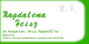 magdalena heisz business card